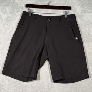 Born Primitive Shorts‎ Mens Medium Black Performance Chino Golf Training Stretch